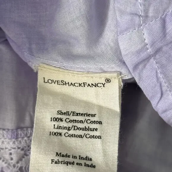 Love Shack Fancy Dress Womens Beth Midi Tie Dye Lace Vacation Resort Boho - Picture 4 of 14